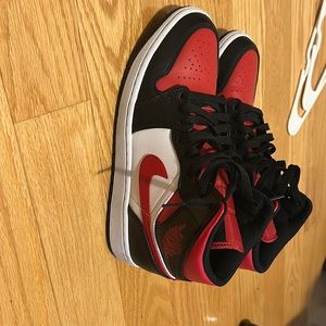 Air Jordan 1s Red mids